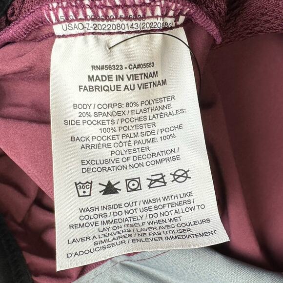 Nike Dri-Fit Trail Dawn Range Running Pants Mens Sz Small Maroon DX0855-681 - Picture 8 of 14